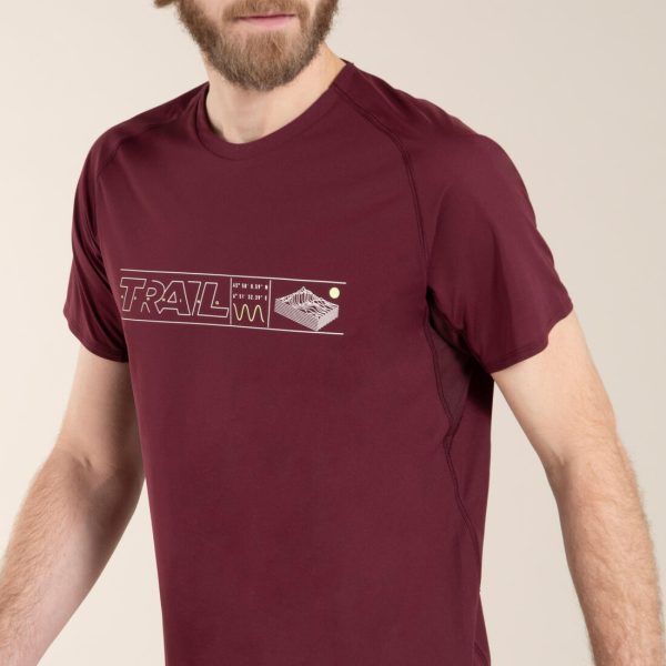 Men’s Trail Running Short-Sleeved T-Shirt Discount