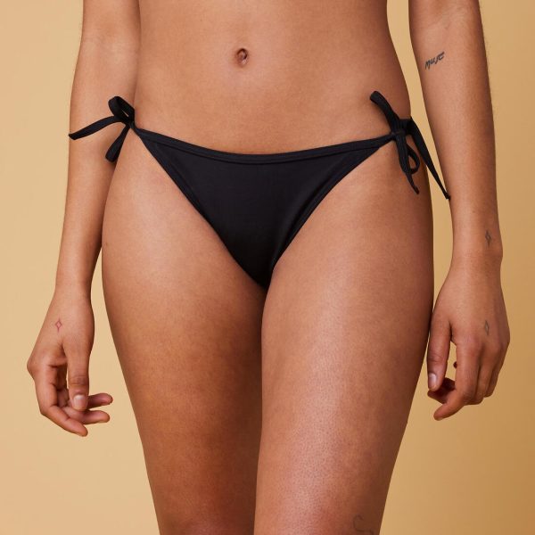 Women’s Side-tie Briefs - Sofy Black on Sale