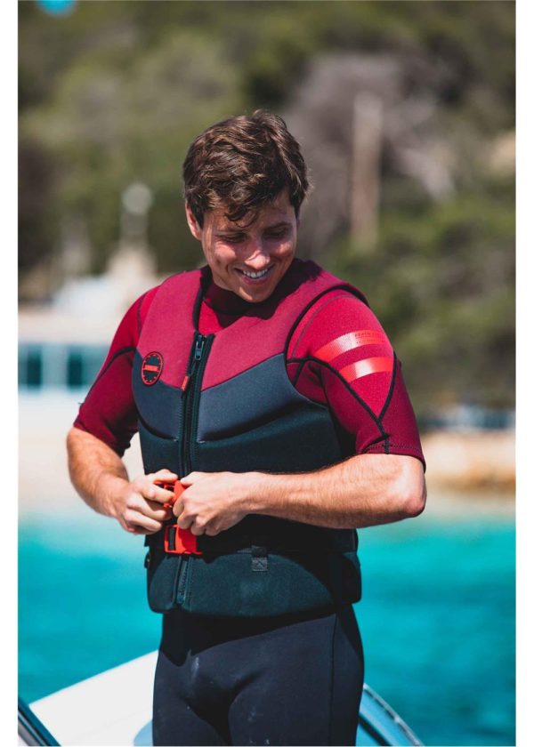 Jobe Neoprene Life Vest Men Burgundy Red Online Hot Sale