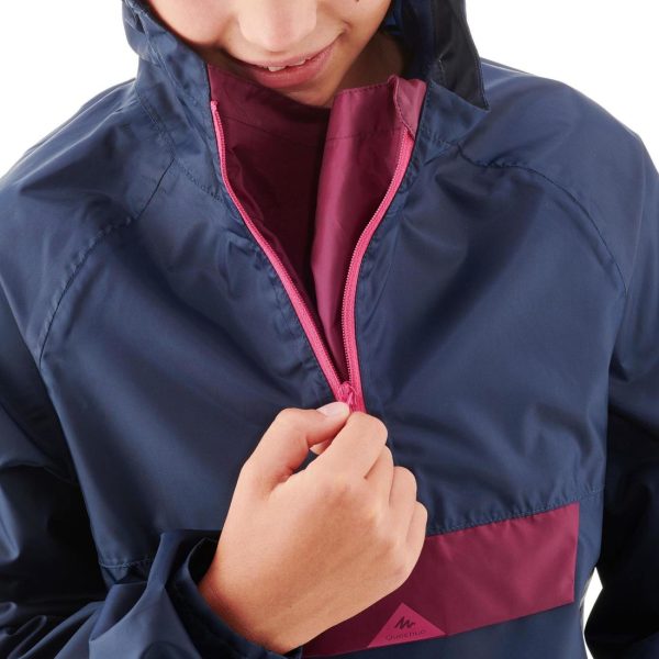 Kid s Hiking Jacket Waterproof Age 7-14 - MH 100 on Sale