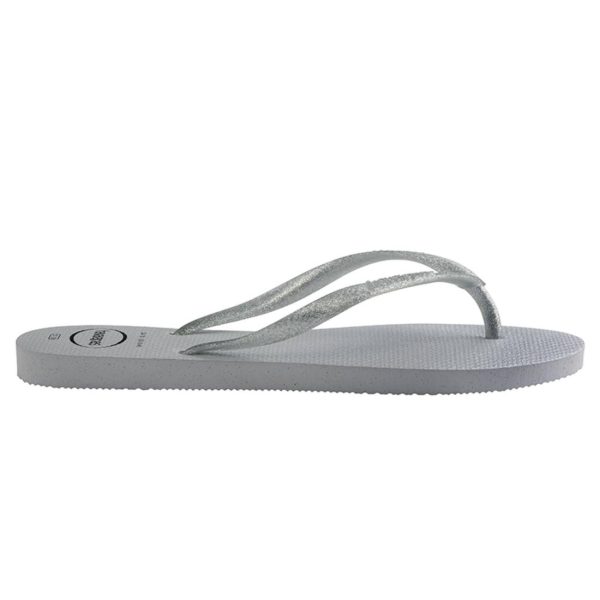 Havaianas Women s Flip Flops Slim Gloss - Ice Grey Online Hot Sale