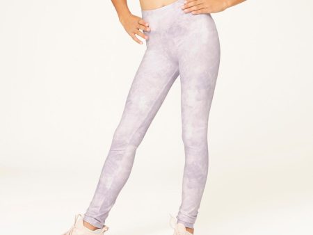 Decathlon Girl s Breathable Leggings - Purple Print Fashion