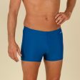 Men s Swimming Boxers - 100 Basic Blue Discount