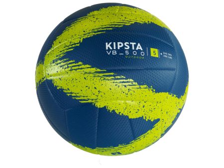 Kipsta VBO500 Outdoor Volleyball  - Dark Blue Yellow For Cheap