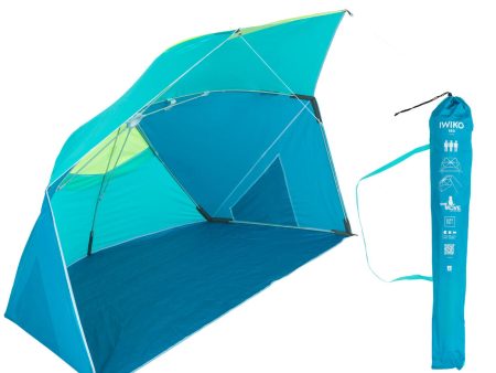 Parasol Beach Shelter UPF 50+ 3 Person - Iwiko For Discount