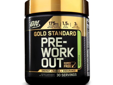 Optimum Nutrition 300g Gold Standard Pre-Workout Green Apple Online Hot Sale