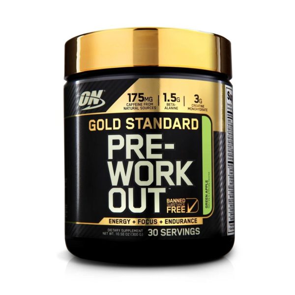 Optimum Nutrition 300g Gold Standard Pre-Workout Green Apple Online Hot Sale