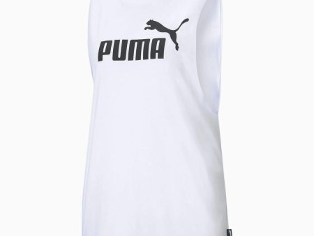 Puma Women s Essential Logo Cut Off Tank Top Supply