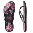 Havaianas Women s Flip Flops Slim Organic - Black Pink Supply