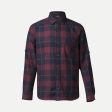 Men s Warm Trekking Travel Shirt - Travel 100 Maroon Online Hot Sale