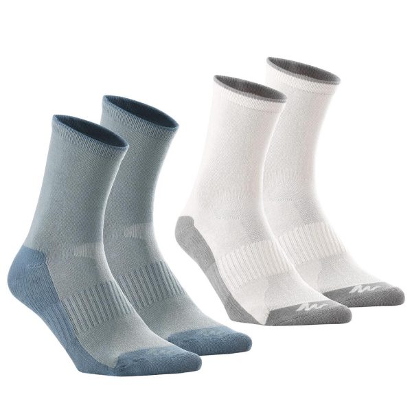 High Cut Kids Hiking Socks 2-pack - Arpenaz 50 Hot on Sale