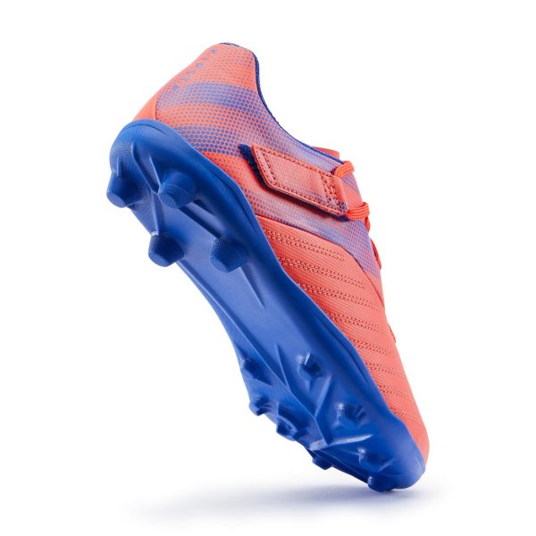 Kipsta Agility 140 Kid s Soccer Boots - Firm Ground - Rip-Tab Online Sale