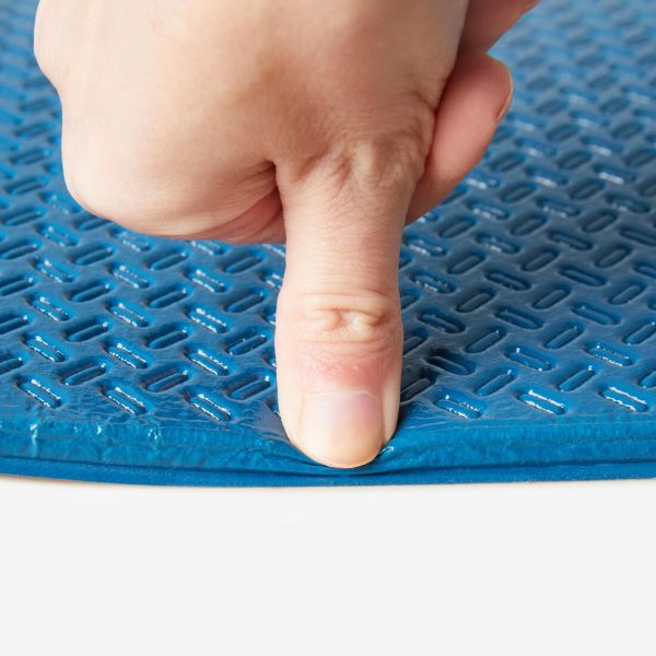 160 cm x 58 cm x 7 mm Pilates Floor Mat - Tone Mat Fold - Blue Hot on Sale