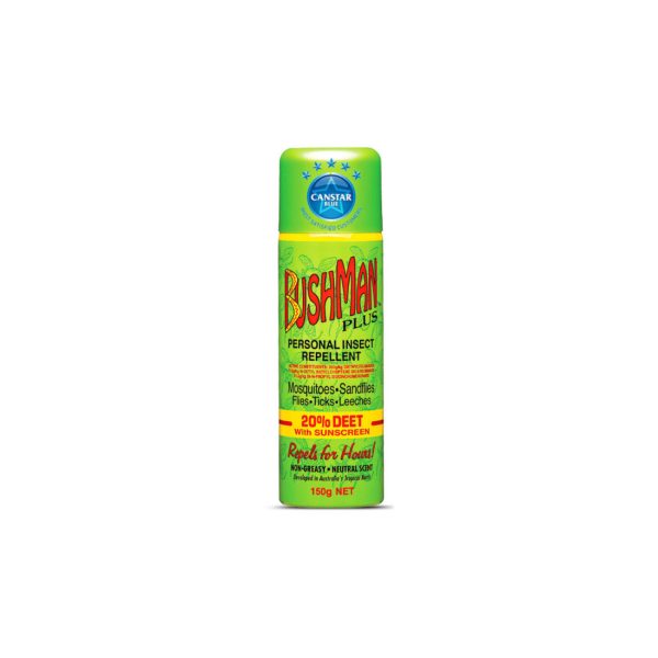 Bushman Plus Personal Insect Repellant Aerosol 150g Fashion