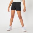 Girls  Gym Shorts 100 - Black For Sale