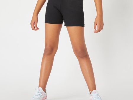 Girls  Gym Shorts 100 - Black For Sale