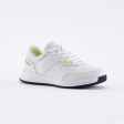 Kid s Tennis Shoes Lace-up - Essential White Yellow Online Hot Sale