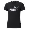 Puma Essentials Logo Girl s Tee Sale