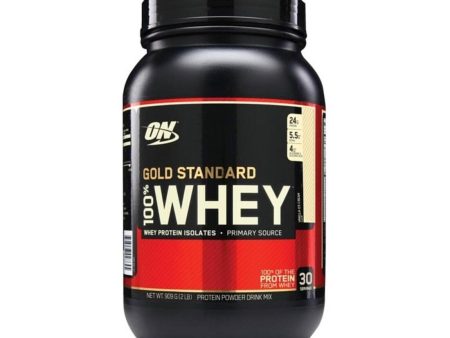 Optimum Nutrition 909g Gold Standard 100% Whey Protein Powder Strawberry Banana For Discount