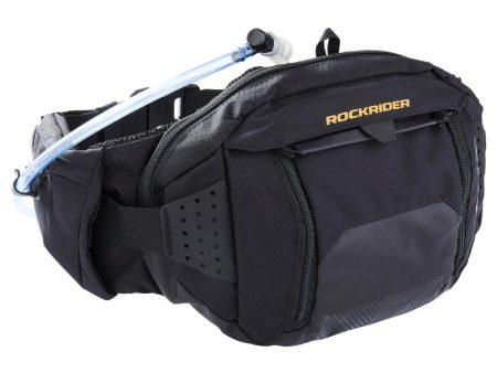 Mountain Bike Waist Bag All Mountain w  Water Bladder - Black Hot on Sale