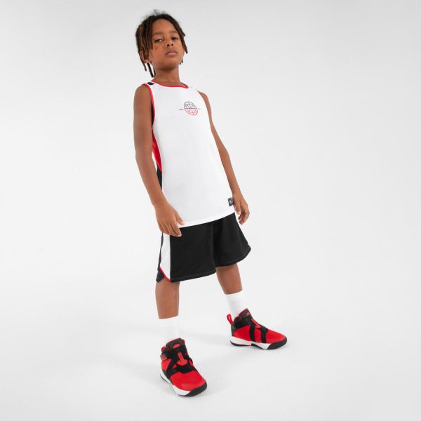 Reversible Sleeveless Basketball T-Shirt Jersey T500R Discount