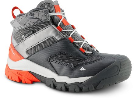 Kid s Walking Boots Mid Waterproof - Grey Hot on Sale