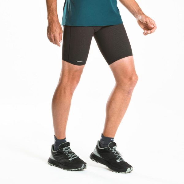 MEN S TRAIL RUNNING TIGHTS EMBOSS - BLACK BRONZE Hot on Sale