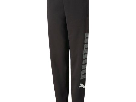 Puma ESS+ Logolab Boy s Sweatpants FL cl B - Black Cheap