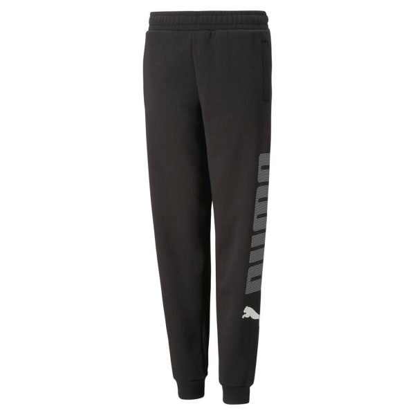 Puma ESS+ Logolab Boy s Sweatpants FL cl B - Black Cheap