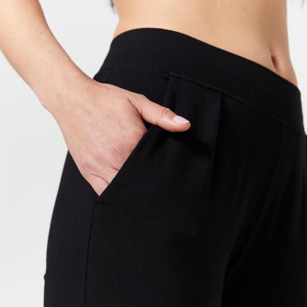 Women s Tapered Fitness Bottoms 120 - Black Online Hot Sale