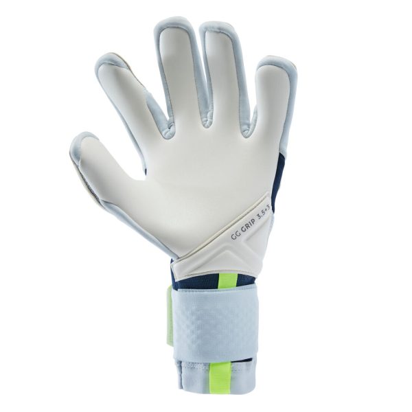 Kipsta F900 Viralto Adult Soccer Goalkeeper Gloves - White Blue Yellow For Discount