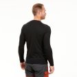 Men s Long-sleeve T-shirt 100% Merino Wool - MT500 For Discount