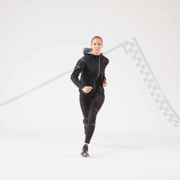 Women s Running Jacket - Weatherproof + Windproof - Black Fashion