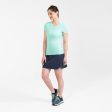 Women s Short-sleeved Hiking T-shirt - MH 100 For Discount