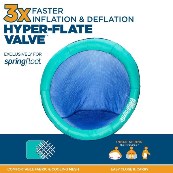 Swimways Spring Float Papasan - Aqua For Discount