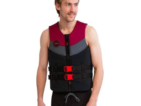 Jobe Neoprene Life Vest Men Burgundy Red Online Hot Sale