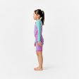 Girl s Shorty Swimsuit Long-sleeved Online Sale