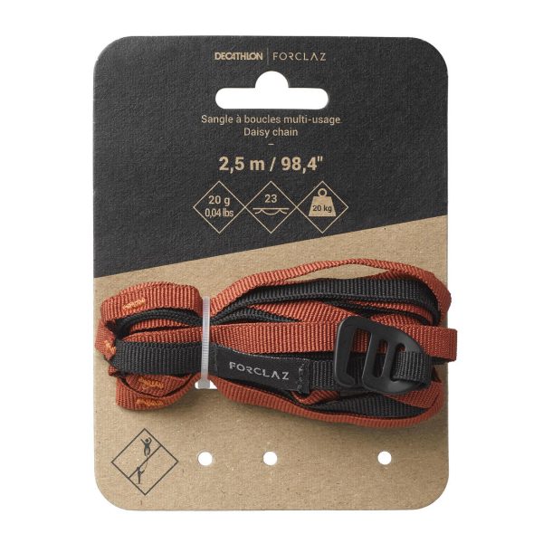 Trekking Ultra-light & Versatile Daisy Chain - Black Orange Fashion