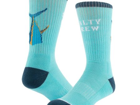 Salty Crew Fish Tail Socks 3 Pack Hot on Sale