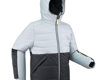 Wedze 180 Extra Warm Kid s Padded Ski Jacket - Waterproof - Grey Online Sale