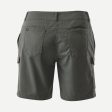 Women’s Trekking Cotton Cargo Shorts - Travel 100 Dark Green Online