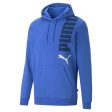 Puma ESS+ Logo Lab Men s Hoodie FL - Blue Hot on Sale