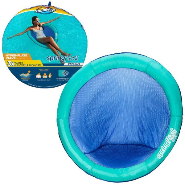 Swimways Spring Float Papasan - Aqua For Discount