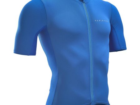 Men s Short-Sleeved Road Cycling Summer Jersey Neo Racer - Electric Blue Cheap