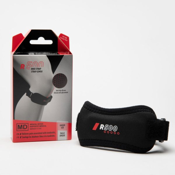 Tarmak R500 Adult Right Left Knee Strap - Black on Sale