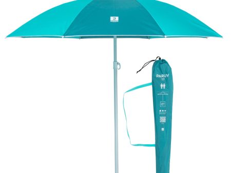 Beach Parasol UPF 50+ 2 Places - Paruv 160 Blue Green Hot on Sale