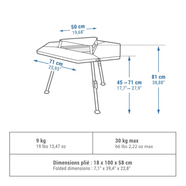 Hexagonal & Sociable Camping Table Tepee - 6 person Fashion