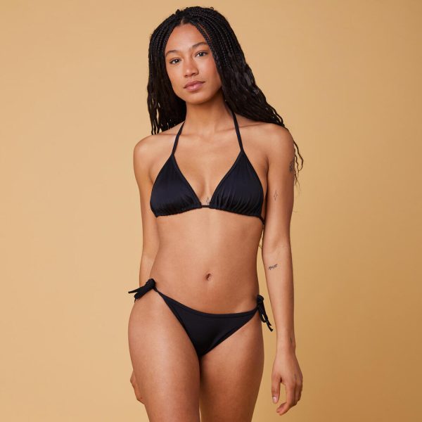 Women’s Bikini Swimsuit Top Sliding Triangle - Mae Black Online Hot Sale