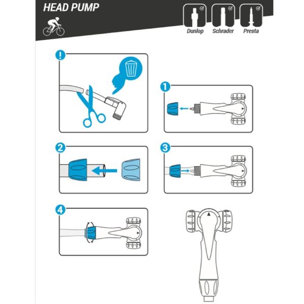 Universal Foot Pump Head Hot on Sale