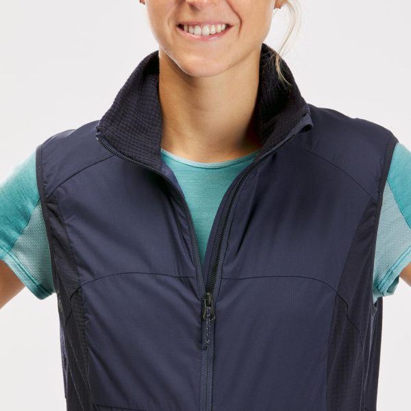 Women s Mountain Trekking Gilet Windproof - MT500 Discount